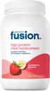 Bariatric Fusion Strawberry Banana Substitut de repas 27g Poudre de protéines, 21 Tuyau de service pour les patients de chirurgie bariatrique, y compris le pont gastrique et la gastrectomie des manches - Pas de gluten, d'aspartame ou de sucre