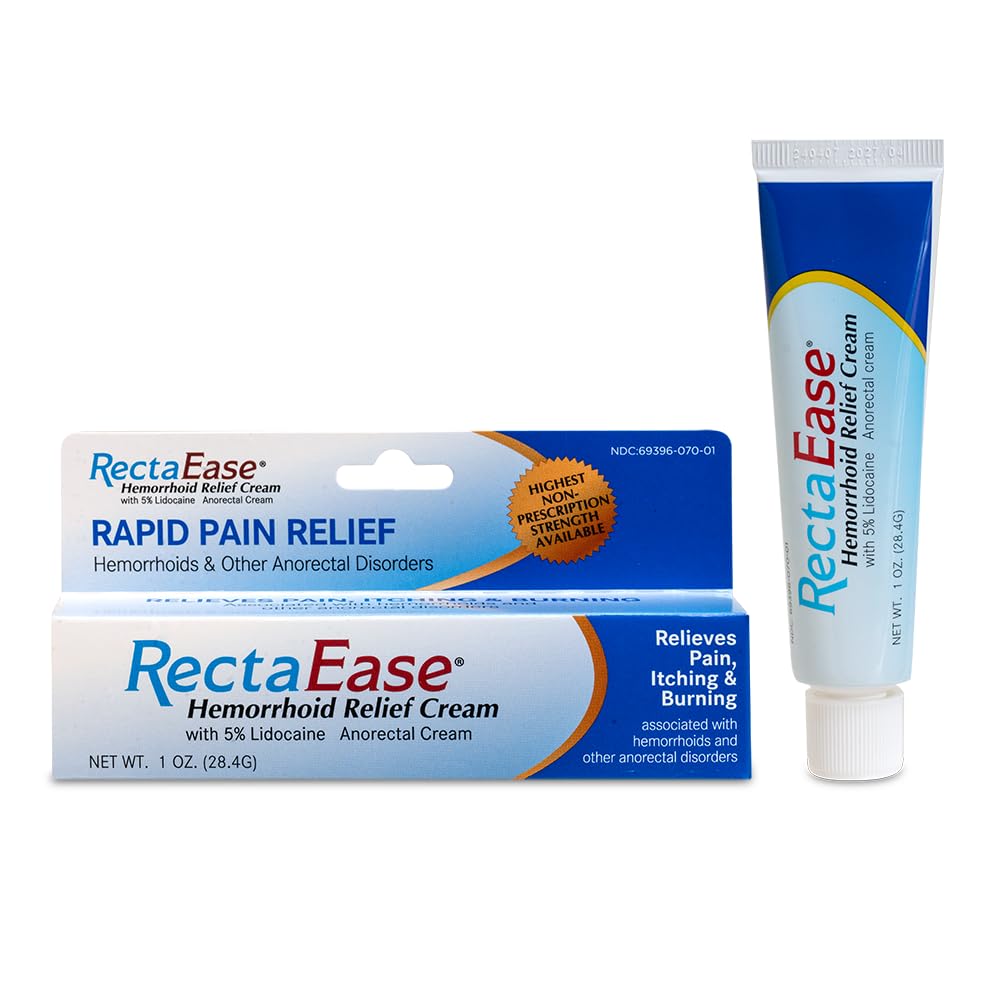 5 % Crème de soulagement topique hémorrragique de lidocaïne, numération rapide pour démangeaisons et brûlures, traitement anorectal extra-fort pour zones sensibles, formule avancée pour des soins apaisants rapides, 1 oz tube
