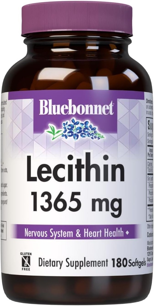 Supplément BlueBonnet Lecithin, 180 comtes
