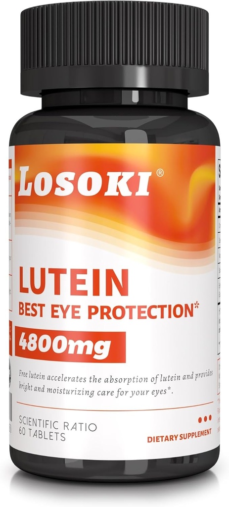 Losoki Lutein Protection des yeux - 60 comprimés