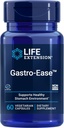 Life Extension Gastro-EaseTM, zinc L-carnosine, PylopassTM Lactobacillus reuteri probiotiques, Supplément de digestion, Gut Health, Confort de l'estomac, Sans gluten, Non-OGM, Végétarien, 60 Capsules