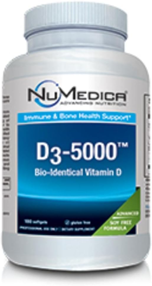NuMedica - D3 5000 Large - Vitamin D3-180 softgels