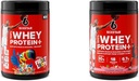 Six Star Whey Protéine Poudre Loops Flavor & Strawberry Smoothie (Muscle Building & Recovery Plus Immune Support) 30g Protéines Hommes & Femmes