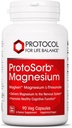 PROTOCOLE POUR LA BALANCE DE VIE Magtéine - 2 000 mg Magnésium L-Thréonate Magtéine - Soutien Cerveau Focus & Mémoire Santé - Kosher & Non-OGM - 90 Capsules de Veg