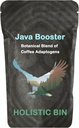 Boitier de café Java pour champignons - Mountain Eagle Adaptogen Coffee Ajouter avec Chaga Poudre de champignons, Poudre de chilajit et Nibs de cacao Suppléments mémoire et focus pour adultes