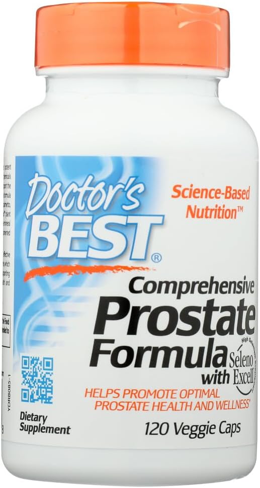 Meilleure formule de Prostate Comprehensive de Docteur, Caps Veggie, 120-Count (paquet de 3)