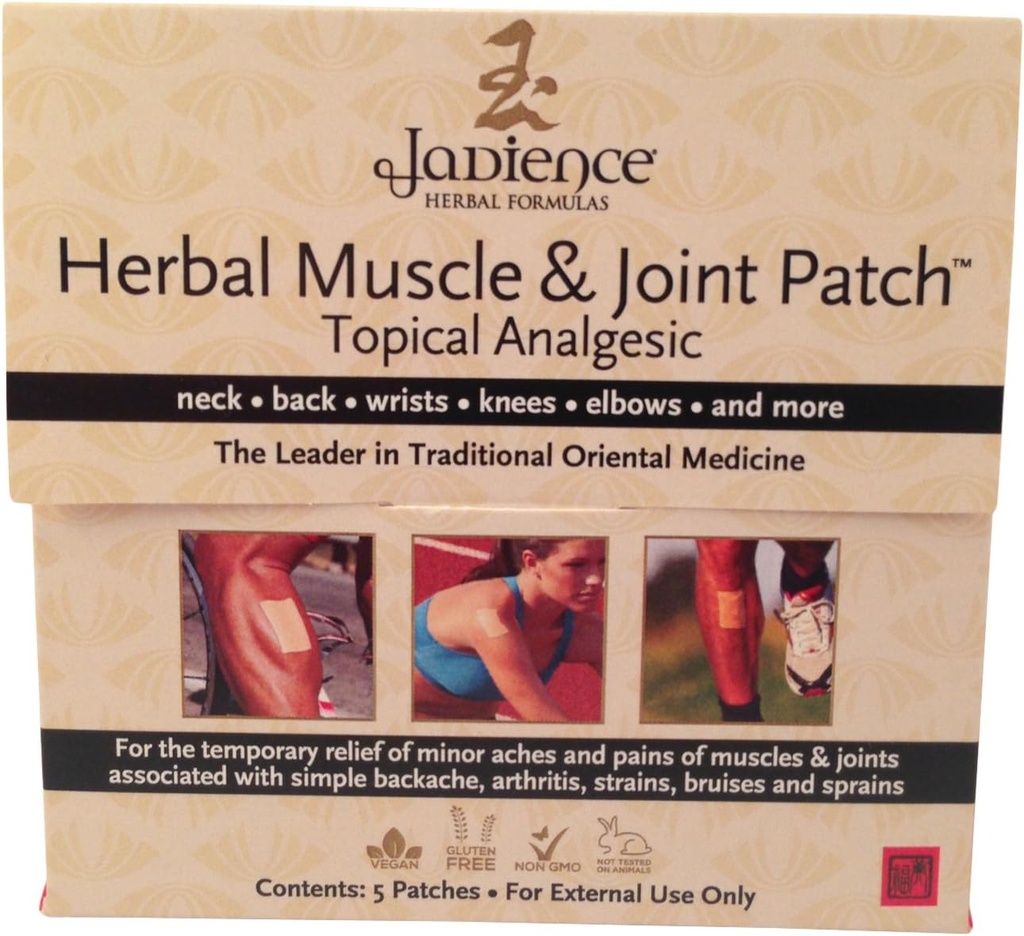 Patch de jadience pour soulager la douleur musculaire et articulaire: 5/Boîte: Dit Da Jow Formules pour le cou douloureux, dos, épaules, bras, mains, poignets, hanches, jambes, genoux et pieds
