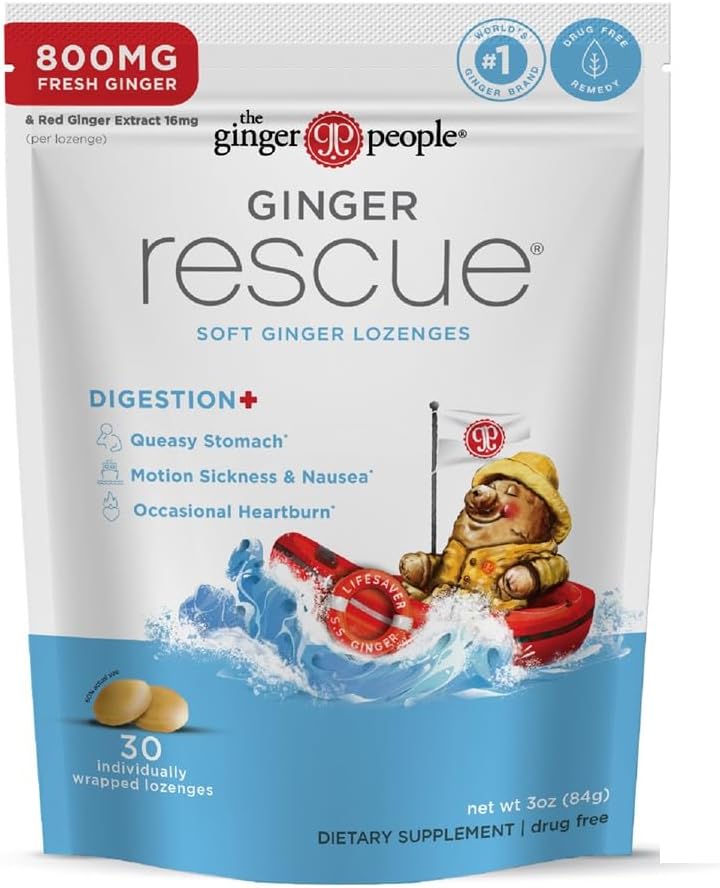 Le Ginger Gens Ginger Sauvetage Bien-être Digestionnel Lozanges (Soft).