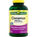 Supplément alimentaire à la cannelle de Spring Valley, 1000 mg, 400 capsules végétariennes - Soutien au métabolisme. Comprend Sticker.