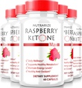 (5 Pack) Cétones framboises, Cétones framboises officielles pour la perte de poids, Keto formule tout-naturelle pour débloquer votre corps et objectifs de remise en forme, RaspberryKetone 1200MG Supplément, Commentaires (300 Capsules)