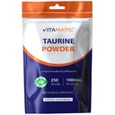 Vitamatic pur Taurine 1000mg 250 portions - Non-OGM, sans gluten