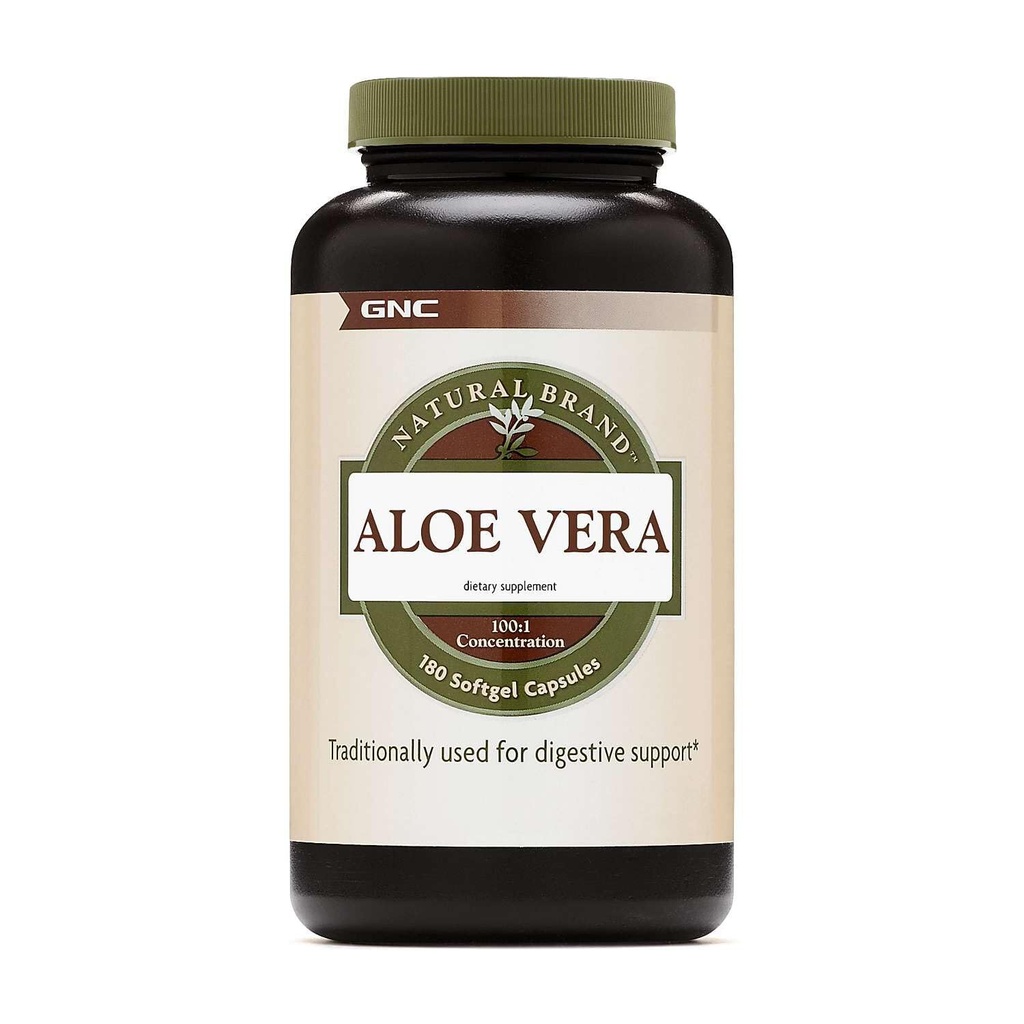 GNC naturel de marque Aloe Vera SoftGel Capsules