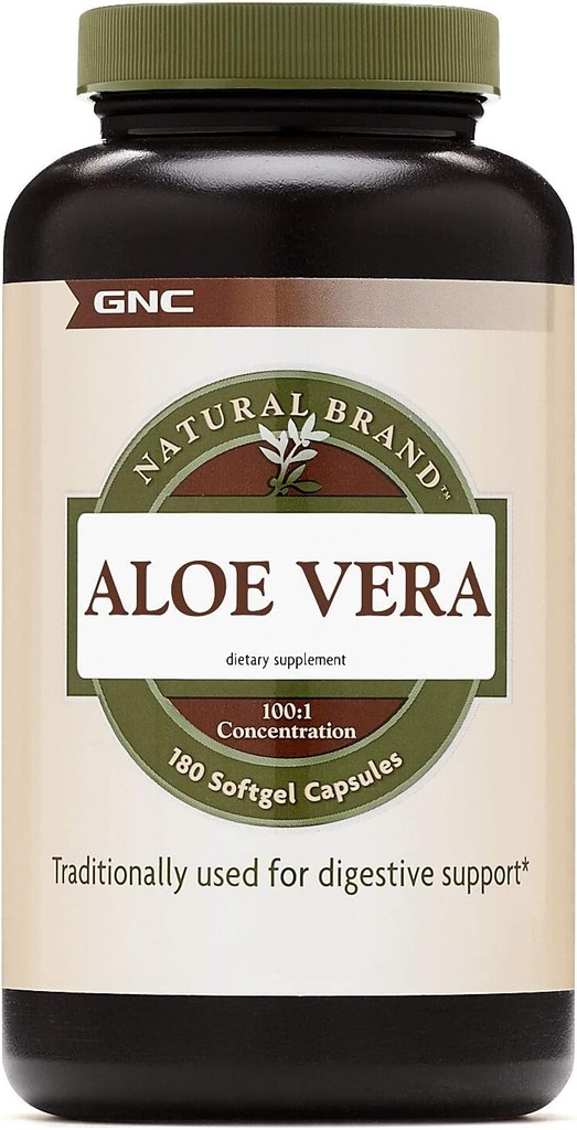 GNC naturel de marque Aloe Vera SoftGel Capsules