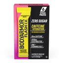 BODYARMOR Caffeinated Flash I.V. Electrolyte Packets - Dragonfruit Berry - Zero Sugar Energy Drink Mix, Packs de service unique, Hydratation pour la préentraînement, Essentiels de voyage, Lifestyle actif (6 comte)