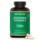 Vitamine Liposomique Fortune de Life C 2100 mg, Absorption à action rapide, Biodisponibilité plus élevée Support du système immunitaire, Formule de supplément antioxydant élevé – Collagène Booster – 180 Capsules