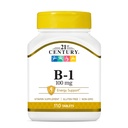 21ème siècle Tablettes B-1, 100 Mg, 110 Compte