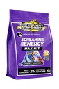 Scremin Energy Max Hit Tropical Punch Flavor - Puissance maximale sans sucre avec Ginseng, B vitamines et caféine - 24 Compte