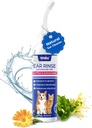 Wellix 120ml Nettoyeur d'oreille pour chien et chat - Traitement d'infection d'oreille sans irritation - Laver d'oreille pour démangeaisons et inflammation apaisante - gouttes de cire d'oreille, poudre et odorat