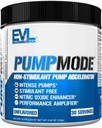 EVL PumpMode supplément à l'oxyde nitrique - Poudre de pré-entraînement de pompe à oxyde nitrique avec du glycérol et de la bêtaine pour la récupération musculaire Croissance et Endurance - Stim boisson de pré-entraînement gratuite (non aromatisée)