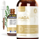 Rejuvica Health Active Maca - Extrait de racine de Maca avancé - Ginseng péruvien - Livraison liquide pour une meilleure absorption - Supporte l'énergie et la vitalité