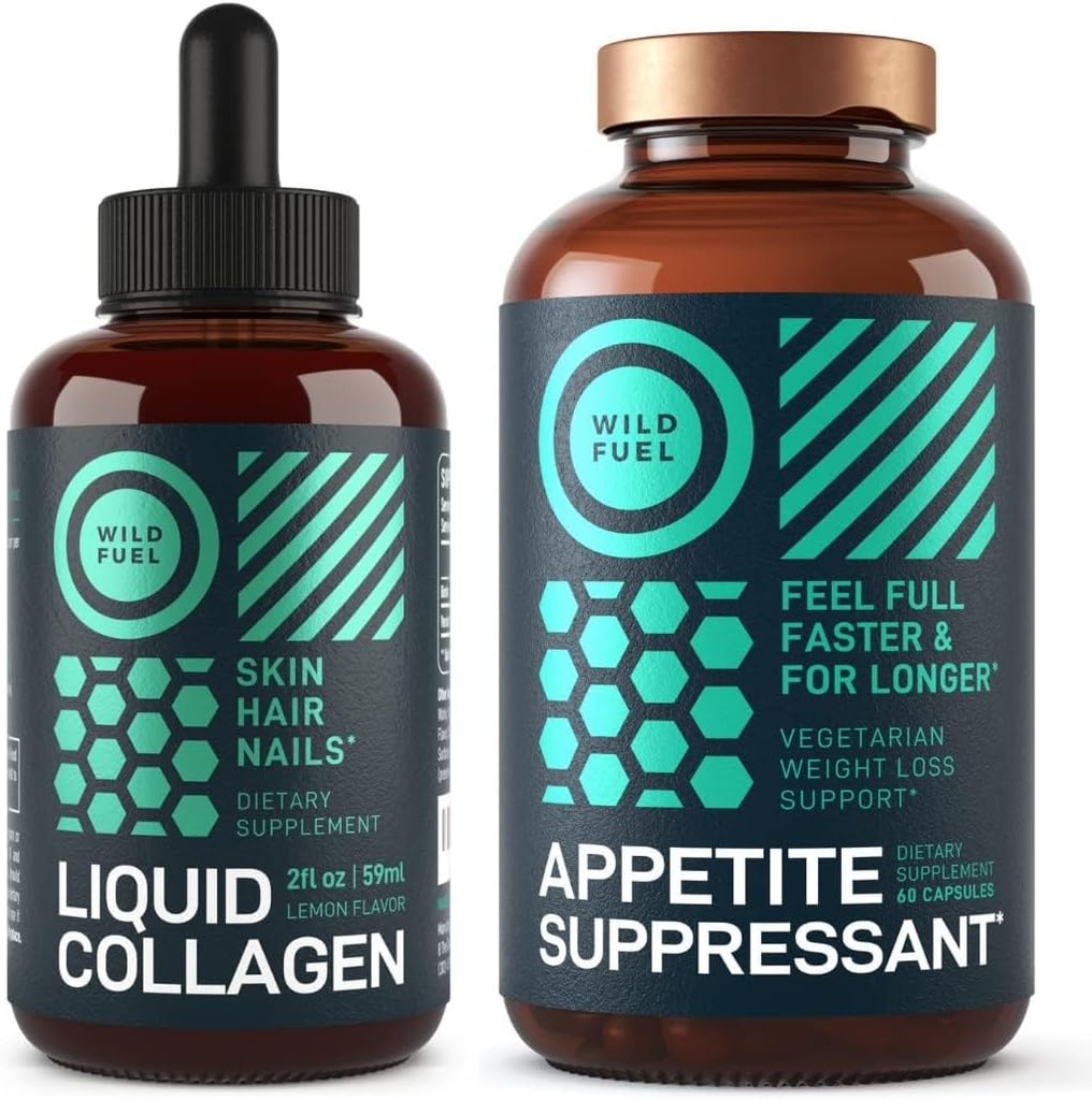 WILD FUEL Collagène liquide et Suppresseur d'appétit Santé et bien-être