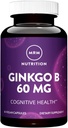 MRM Ginkgo B, 60mg, 60 Capsules végétariennes