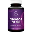 MRM Ginkgo B, 60mg, 60 Capsules végétariennes