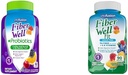 Vitafusion Fiber Well + Probiotics 60 Count and Fiber Well Fit 90 Count Gummy Vitamin Bundles