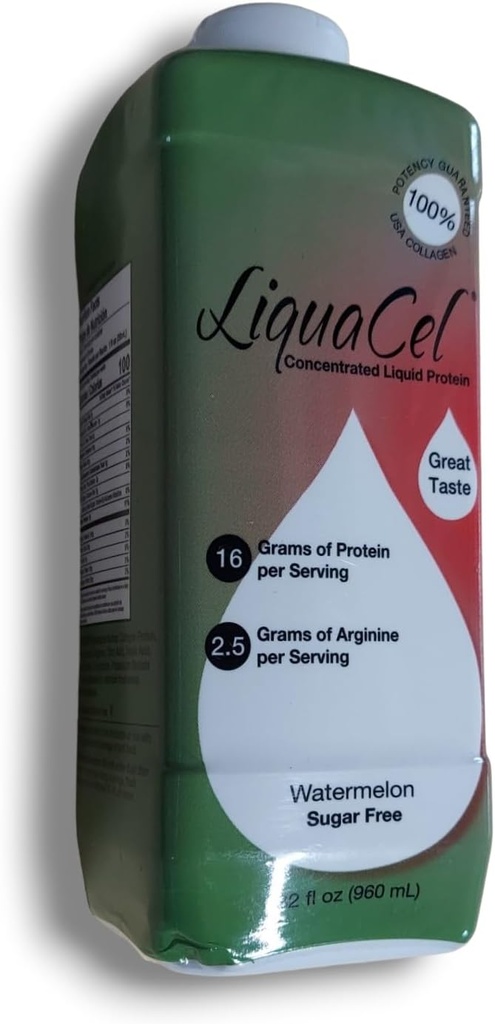 Liquacel Liquid Protein Watermelon 1 X 32oz Bottle