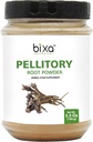 Pellitoire bixa Pellitoire BOTANIQUE Poudre à base de racines d'Anacyclus Pyrethrum/Akarkara. Supplément à base de plantes ayurvédiques sans gluten, sans OGM, traité à la vapeur, végétalien, 100% pur (3.5 Ounce (paquet de 1), poudre à base de racines de Pellitoire.