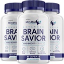 (3 Pack) Wellness Awareful Capsules Cerveau Saveur Avancé Pills, Supplément Esprit Sauveur Cerveau Boost pour la Cognition et la Focus, Critiques Cerveau Sauveur, Supplément Cerveau Bien-être Avancé (180 Capsules)