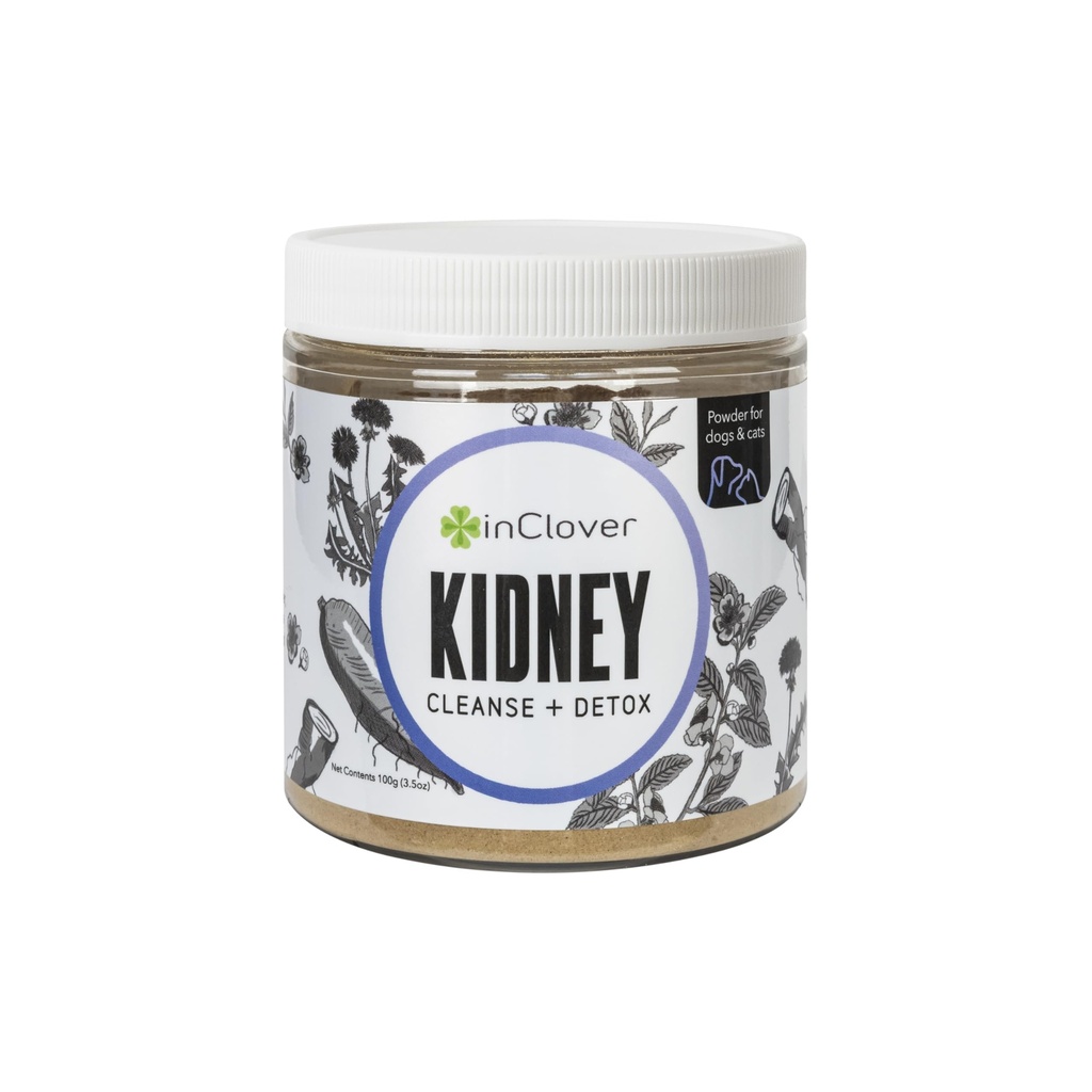 InClover Rein – Supplément santé pour chiens et chats avec resvératrol (Found in Cranberries), L-Carnitine et D-Mannose – soutient une fonction urinaire saine et rénale optimale