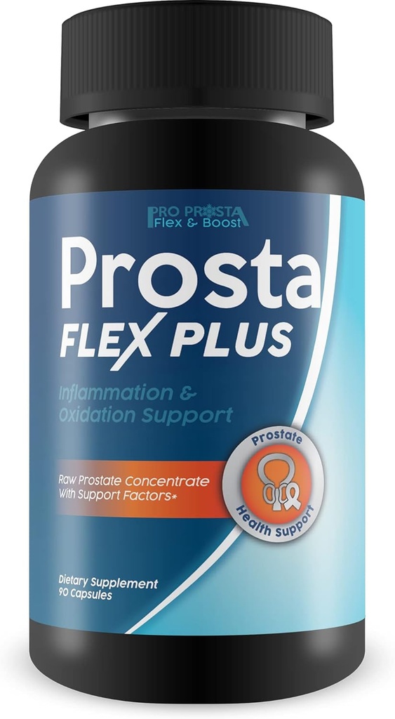 Pro Prosta Flex Plus - Soutien Inflammation réduite, circulation améliorée, stress oxydatif réduit, et une meilleure santé générale - Mélange à base de plantes avec curcuma pour la prostate - Formule masculine