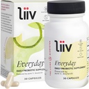 Probiotique quotidien LiiV Premium pour le soutien digestif et immunitaire, Pure S. boulardii pour les femmes et les hommes, 5 milliards d'UFC, équilibre microbiome sain – 30 capsules végétariennes
