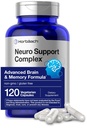 Horbäach Supplément Cerveau de 120 Capsules avec Phosphatidylsérine et DMAE. Formule avancée pour la mémoire, Focus, Clarity.