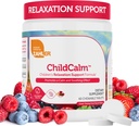 Zahler ChildCalm, punch Kosher Fruit Magnésium à mâcher pour les enfants - Calme naturel, soutien de l'humeur, et détente - Apaisant les enfants Magnésium Supplément enfants Magnésium, 60 comprimés