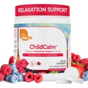 Zahler ChildCalm, punch Kosher Fruit Magnésium à mâcher pour les enfants - Calme naturel, soutien de l'humeur, et détente - Apaisant les enfants Magnésium Supplément enfants Magnésium, 60 comprimés