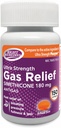 Relief de gaz Ultra Strength, 180mg Siméthicone (150 Softgels) Relief rapide du gaz, Bloaging, Pleineté, Douleur Malcomfort, Comparer à l'Ingrédient actif Phzyme Ultra Strength