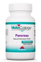 Nutricologie Pancréas Porc 425mg Supplément - Pancréas Glandulaire naturel, enzymes pancréatiques, Amylase, protéase, lipase, hypoallergénique - 60 Compte