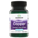 Supplément minéral de cuivre de Swanson - 2 mg (chélate de cuivre) - Antioxydant, système immunitaire et support cellulaire - 300 comprimés