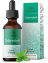 HERBAMAMA gouttes liquides de chlorophylle - Extrait végétalien de chlorophylline pour désintoxication et nettoyage - Supplément antioxydant sans OGM, sans alcool et sans sucre pour le soutien immunitaire, 28 jours
