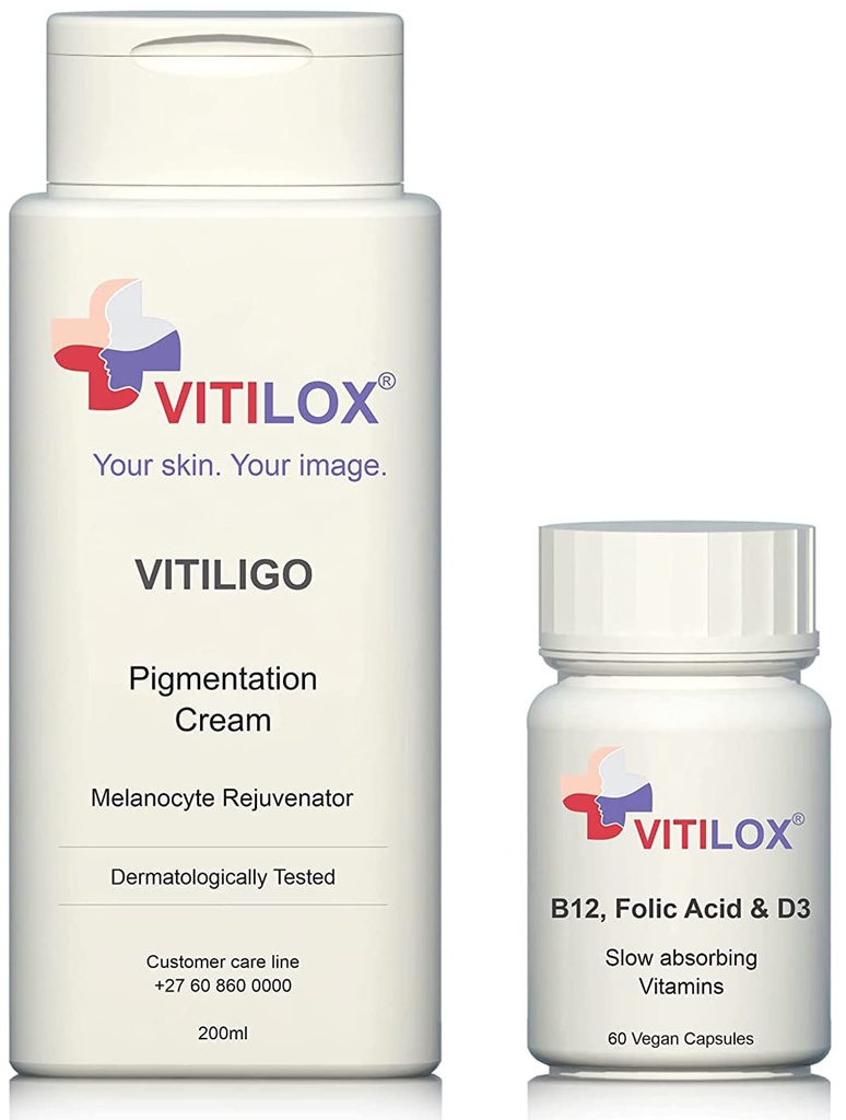 Vitilox® Vitiligo Crème rajeunissante et vitamines