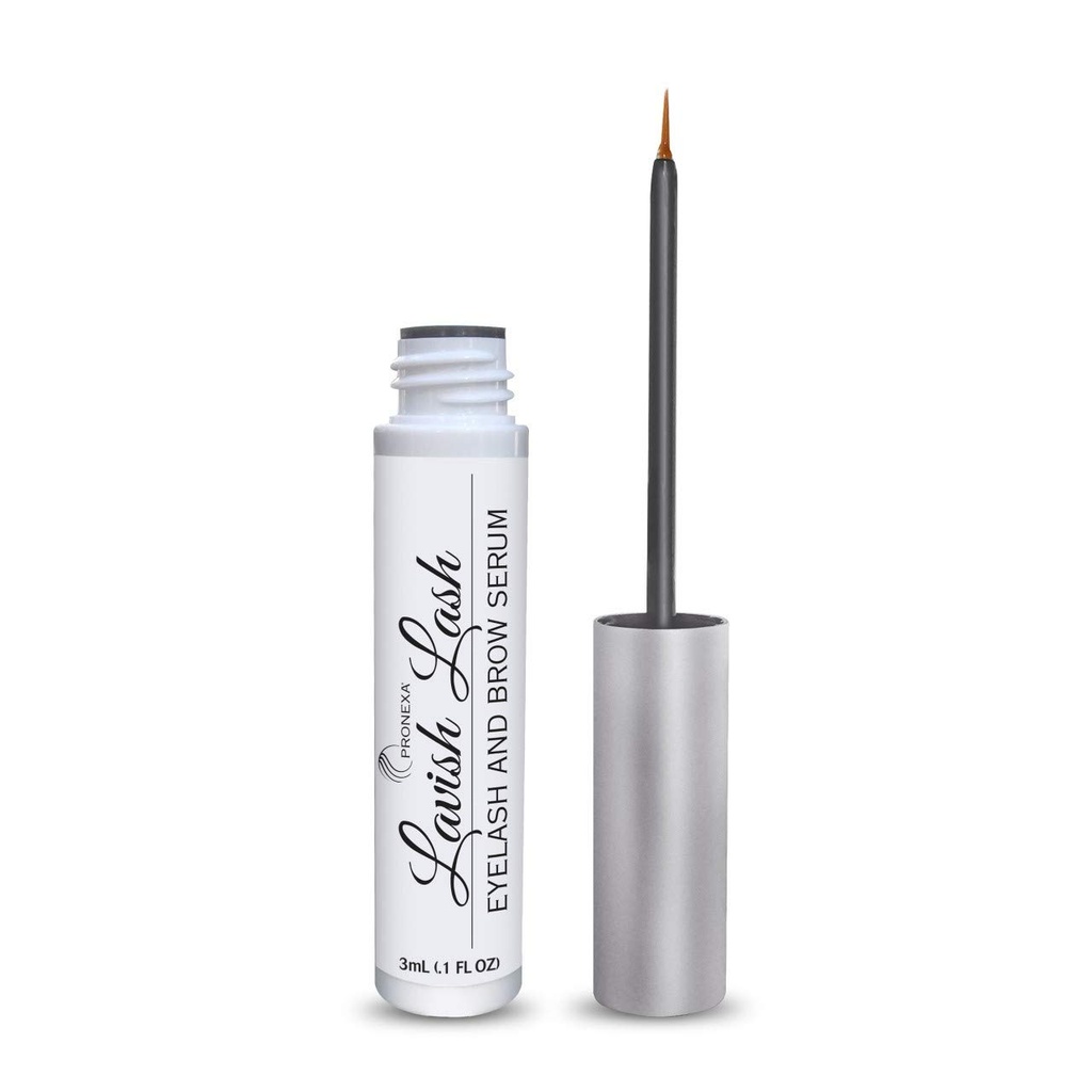 Hairgenics Lash Lavish – Enhancer de croissance des cils et des sourcils avec biotine et peptides de croissance naturels pour longs, épais cils et sourcils! Dermatologue certifié, sans cruauté et hypoallergénique.