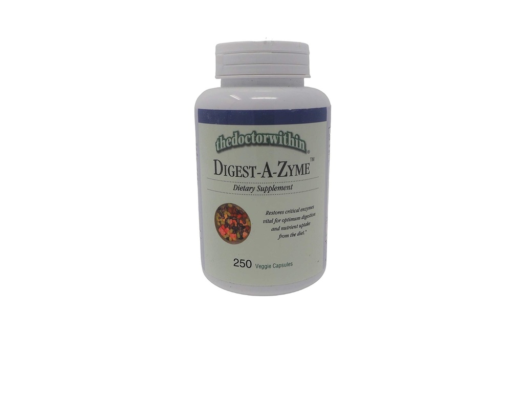 Le docteur à l'intérieur - Digest-A-Zyme - Restaurer les enzymes digestives critiques - 250 Capsules de Veggie