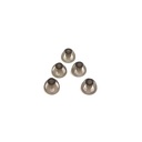 Aid auditif Domes Smoky Gray Conseils Pièces d'oreille confortables pour l'amplificateur de son BTE ouvert Kit PSAP invisible 8mm (M * 5)