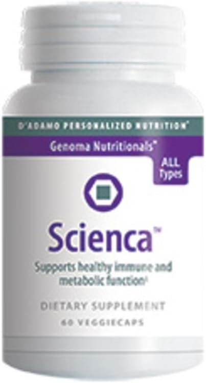 D'Adamo Personnalisé Nutrition - Scienca 60 Capsules de Veggie
