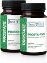 Best Life Herbals Prosta-Rye - Supplément Prostate naturel pour les hommes qui vivent une prostate élargie, une miction fréquente, une vésicule suractive - 2 bouteilles, 60 capsules