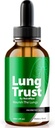 NutraRize Lung Trust Drops, Herbal Liquid Drop, Un supplément nutritionnel Vous pouvez faire confiance, toute la formule naturelle pour la santé respiratoire et pulmonaire, nettoyage et désintoxication, avis (30 portions)