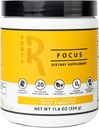 Silver Star Nutrition, Roots Focus Supplément Cerveau Nootropique - Ananas épicés, mélange de la crinière du Lion, Cordyceps et Reishi champignons fonctionnels + caféine à libération prolongée, 50 portions