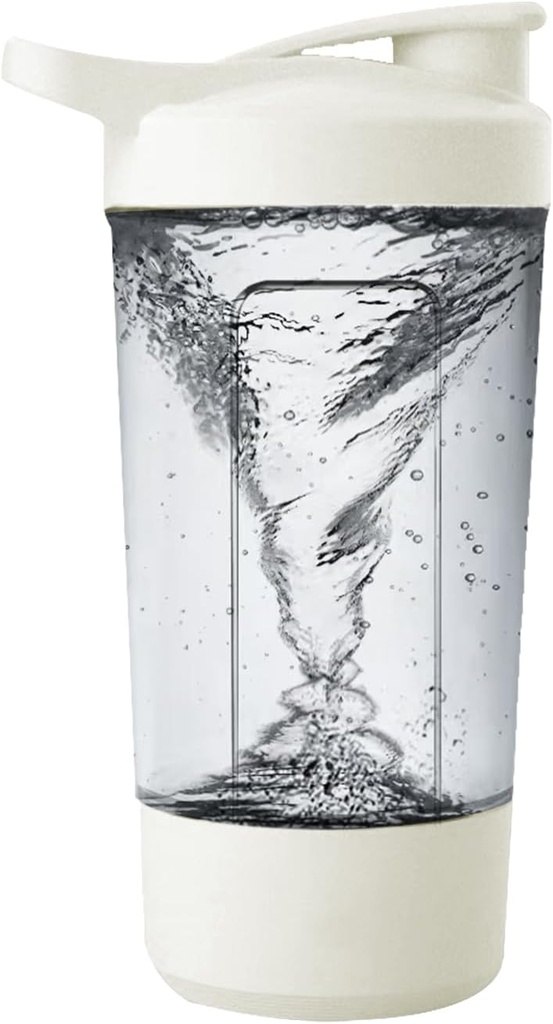 Bouteille de shaker électrique premium HOTSEVEN, faite avec du tritan - sans BPA - 14 oz de tasse de mélangeur portable Vortex /USB tasses de shaker rechargeables pour les shakes protéiques